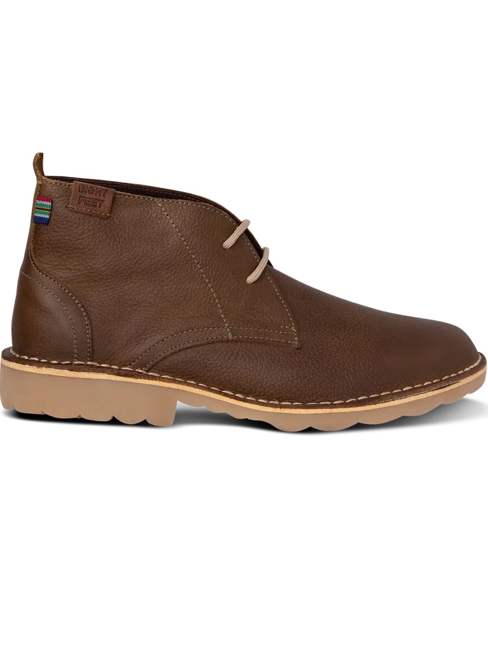 Veldskoen Eight Feet Men's Olive Brown Leather Chukka Boots - size 9 - Picture 2 of 10